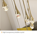 Buchholtz Eisenhauer Gold Staircase Chandelier - Reflect Lighting