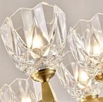 Sanne Barium Copper Crystal Chandelier - Reflect Lighting