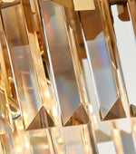 Sphere Gold Crystal Chandeliers-Round/Rectangle - Reflect Lighting