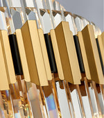 Sphere Gold Crystal Chandeliers-Round/Rectangle - Reflect Lighting