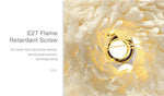 Ivory Feather Round Pendant Light - Reflect Lighting
