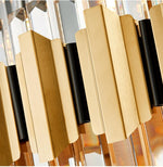 Sphere Gold Crystal Chandeliers-Round/Rectangle - Reflect Lighting