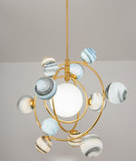 Solar System Glass Chandelier - Reflect Lighting