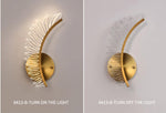 Feather Wing Gold LED Wall Lamp - Reflect Lighting