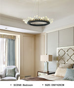 Wagon Wheel Chandelier-Black/Gold - Reflect Lighting