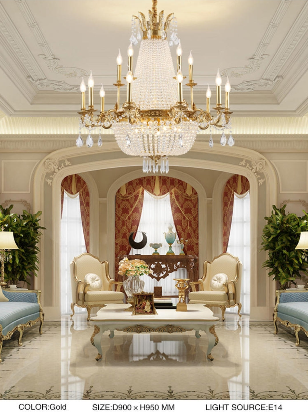 Premium Empire Chandelier - Reflect Lighting