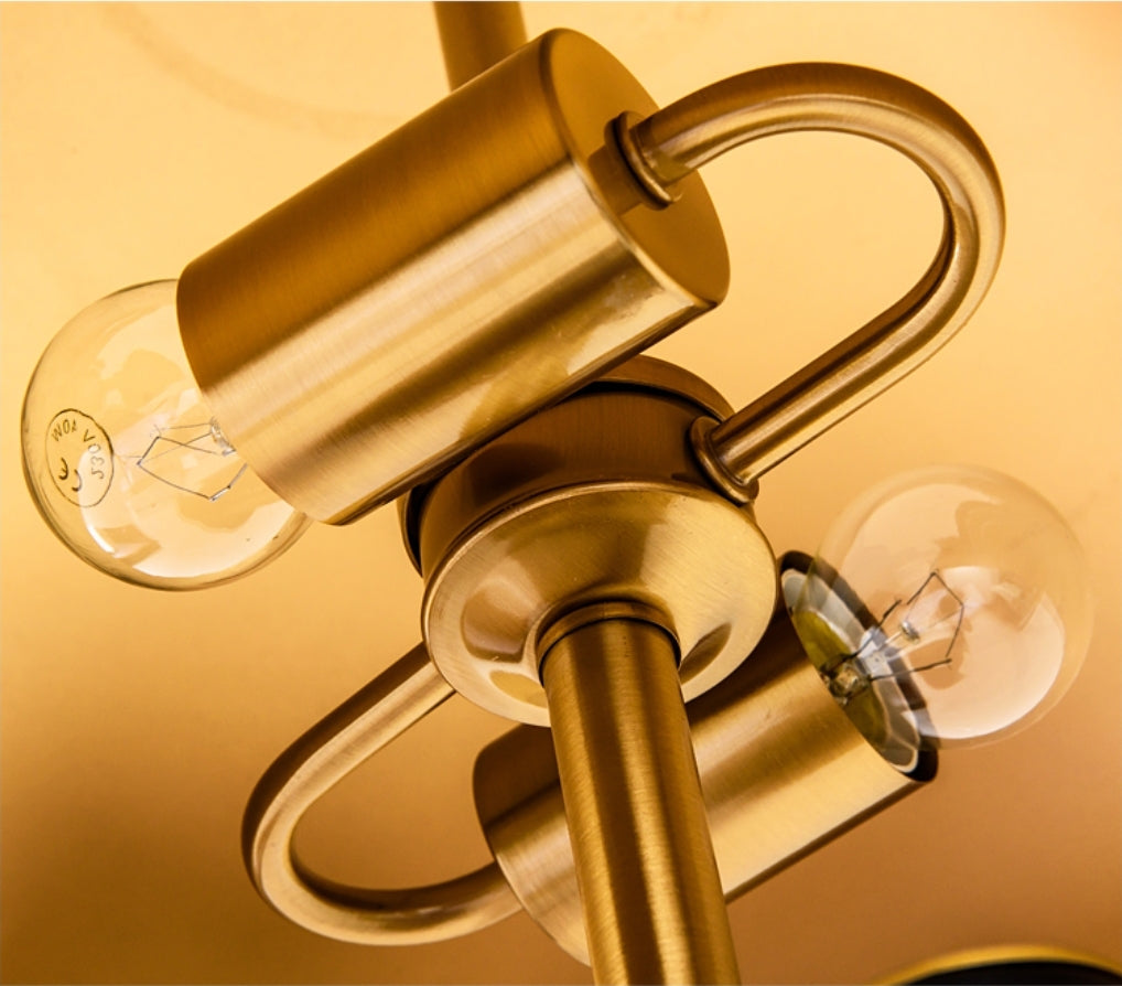 Gold & Black Tripod Table/Floor Lamp - Reflect Lighting