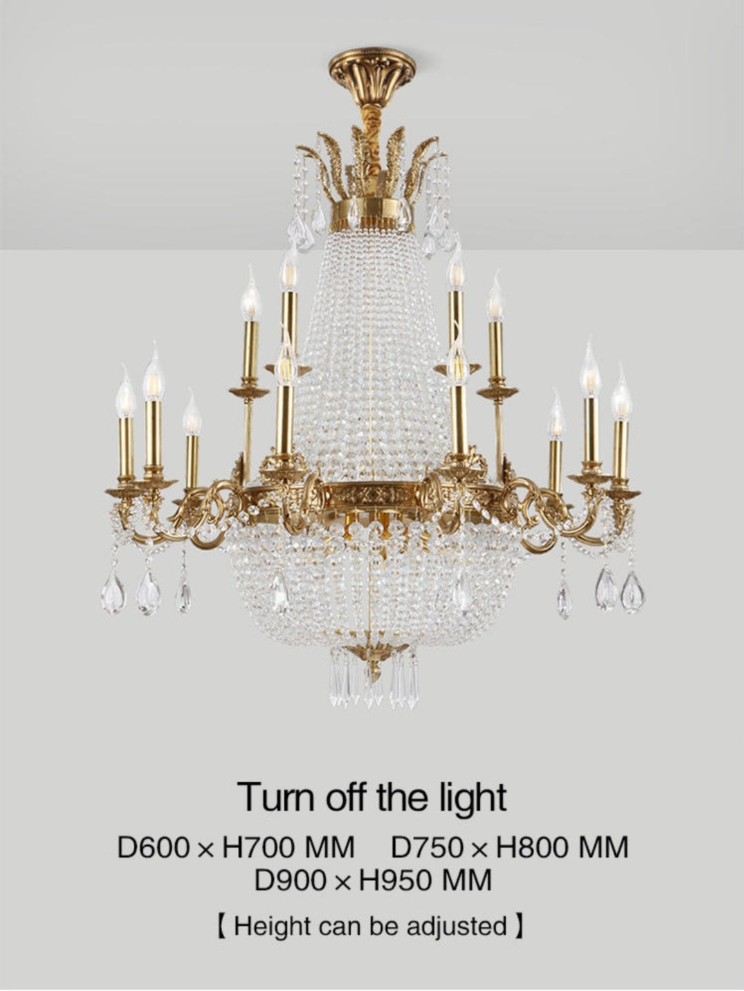 Premium Empire Chandelier - Reflect Lighting