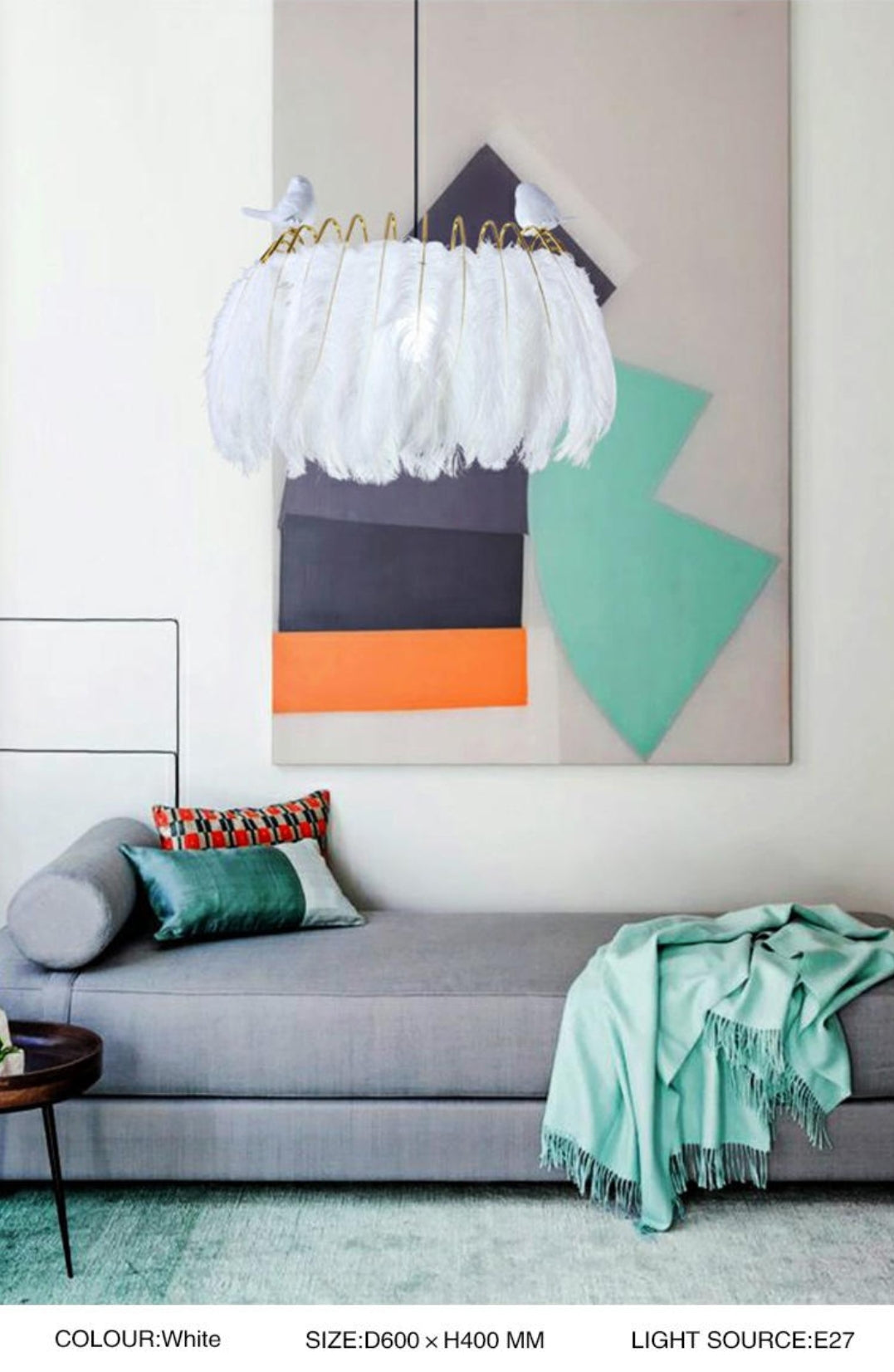 Redneck Feather Bird Chandelier - Reflect Lighting