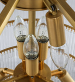 Premium Crystal Copper Chandelier-Round/Rectangle - Reflect Lighting