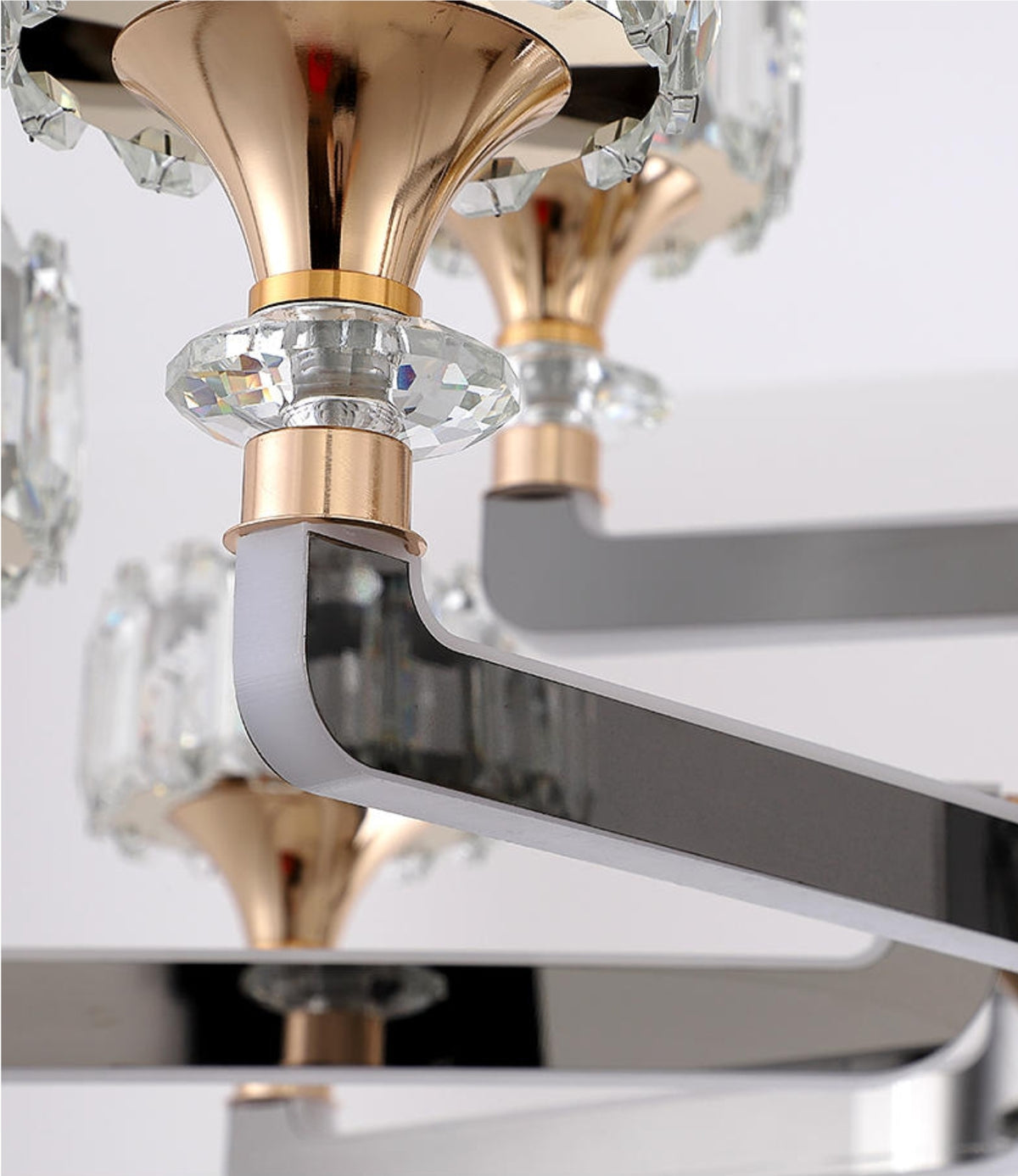 Marie Lustre De Cristal Gold Chandelier - Reflect Lighting