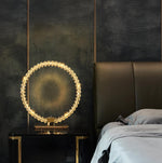 Bennie Crystal Table Lamp- Gold/Chrome - Reflect Lighting