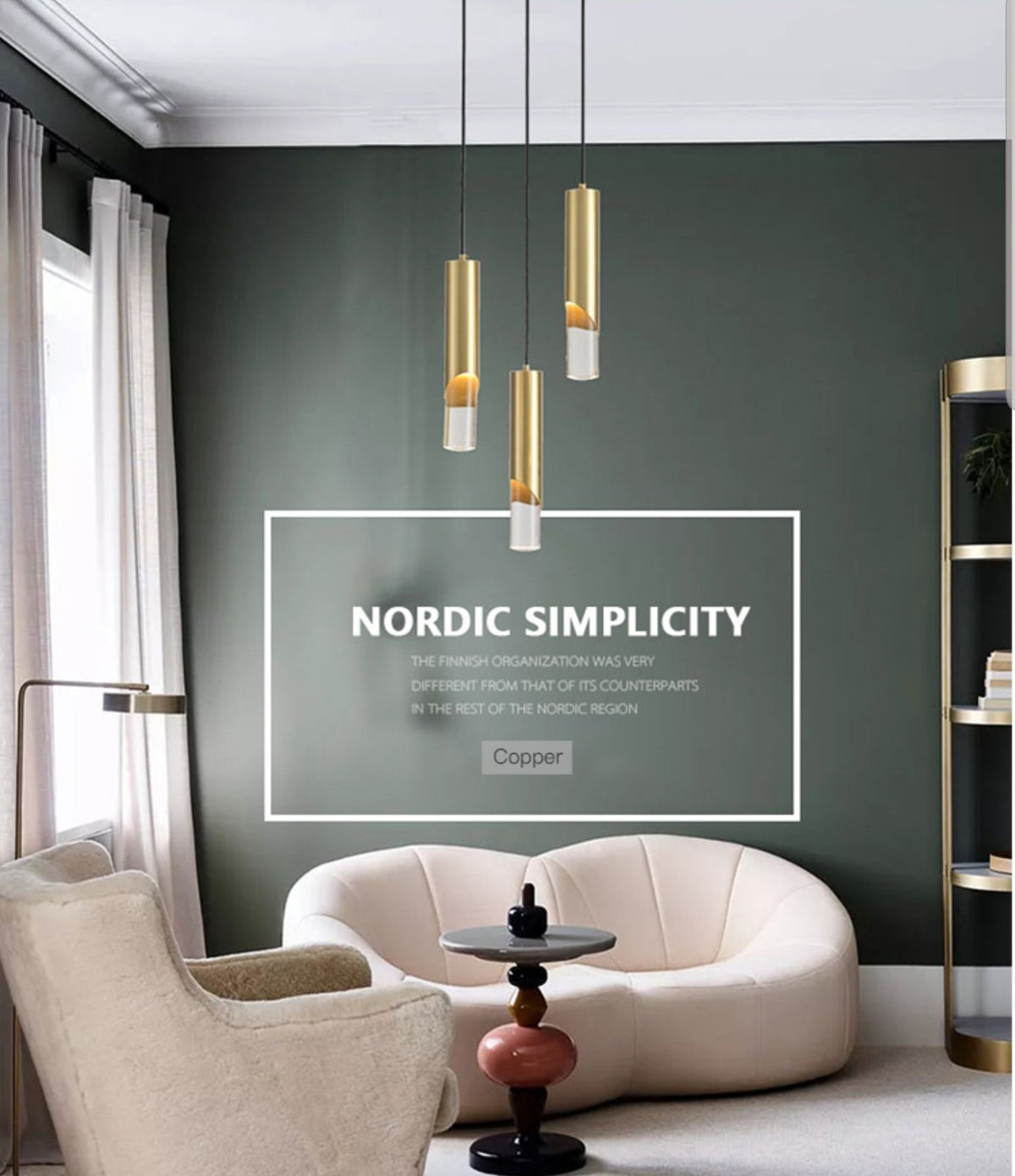 Nordic Glass Drop Light - Reflect Lighting