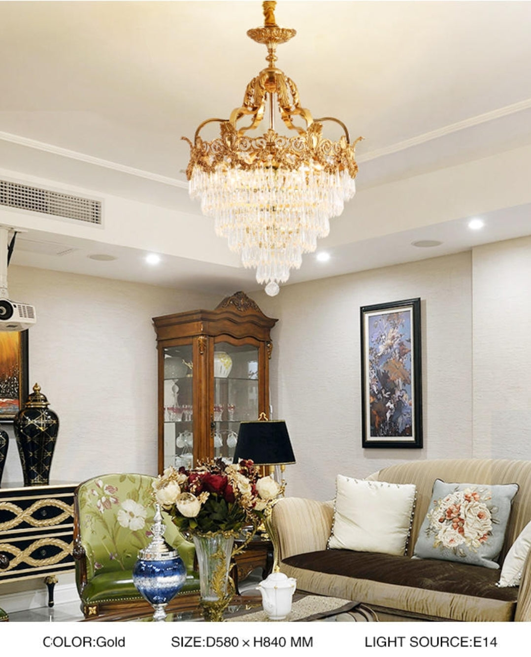 Premium Antique Beaded Chandeliers - Reflect Lighting