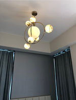 Solar System Glass Chandelier - Reflect Lighting