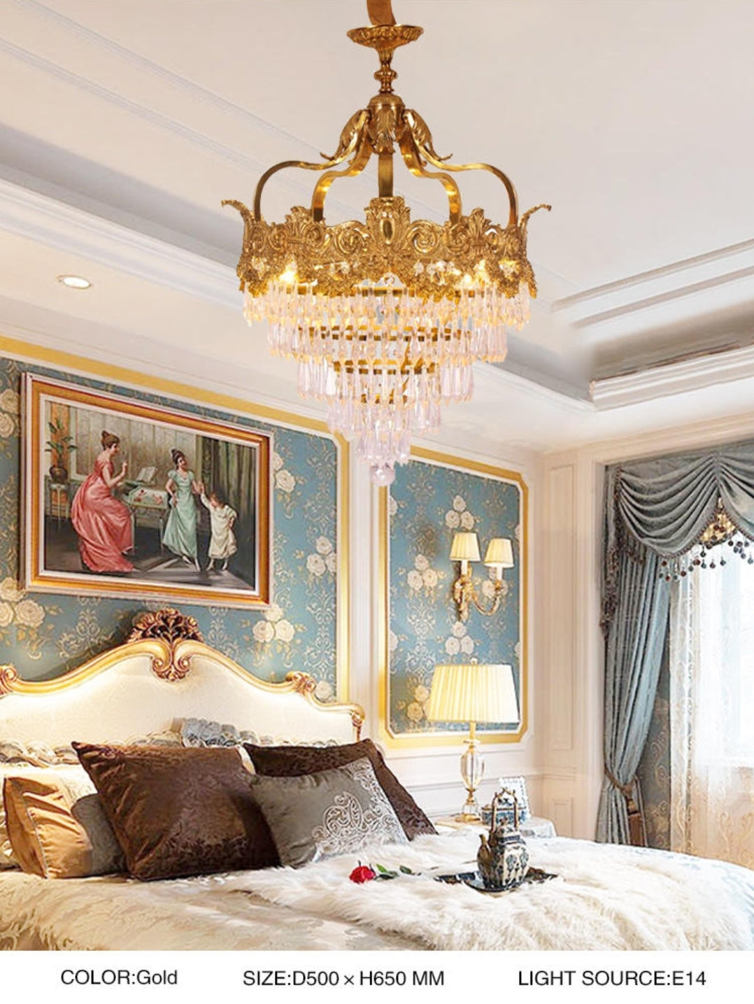 Premium Antique Beaded Chandeliers - Reflect Lighting