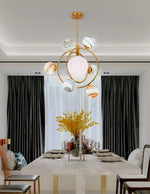 Solar System Glass Chandelier - Reflect Lighting