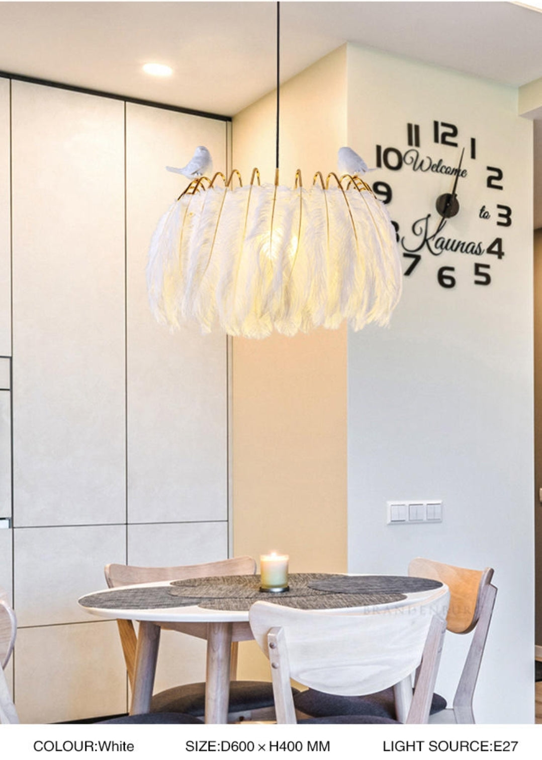 Redneck Feather Bird Chandelier - Reflect Lighting