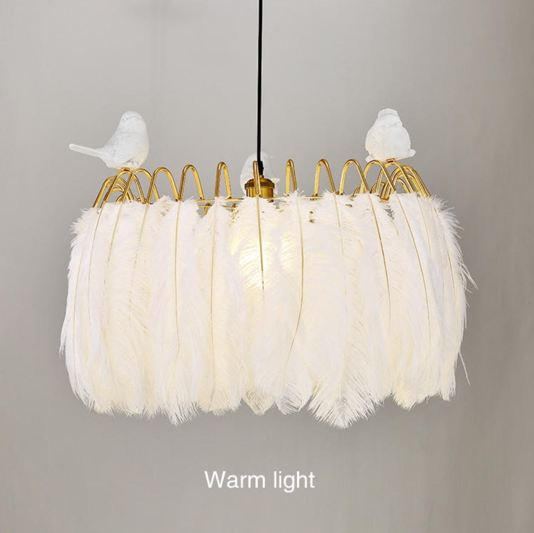 Redneck Feather Bird Chandelier - Reflect Lighting