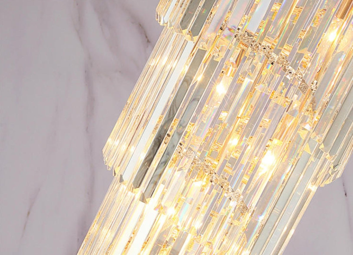 Large Italian Crystal Chandelier - Reflect Lighting