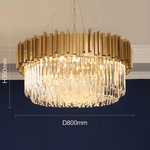 Full Set Gold Crystal Chandelier Light - Reflect Lighting