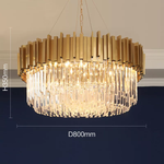 Full Set Gold Crystal Chandelier Light - Reflect Lighting