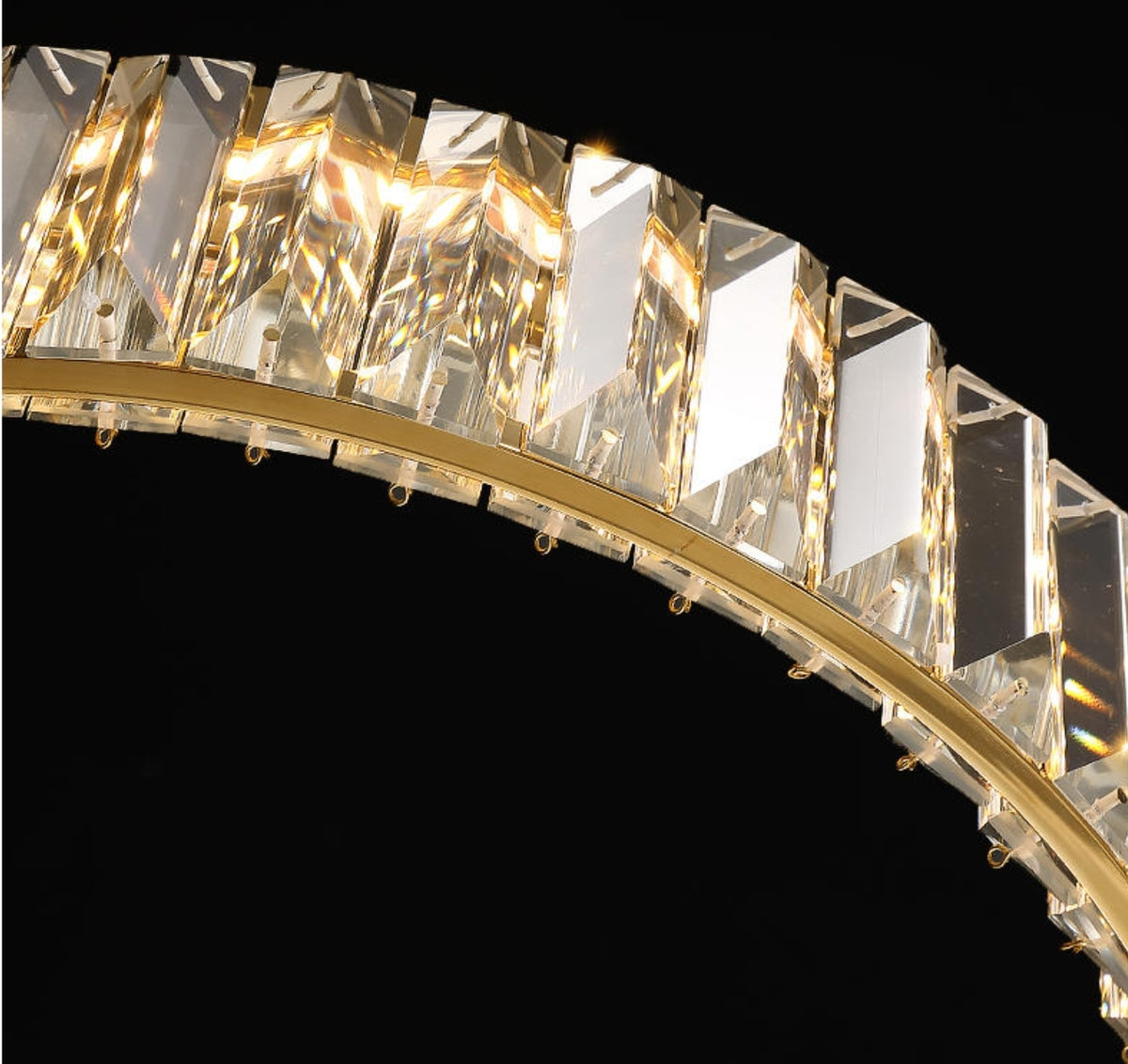 Bennie Crystal Table Lamp- Gold/Chrome - Reflect Lighting