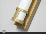 Galarza Gold & Black LED Outdoor Wall Light - Reflect Lighting