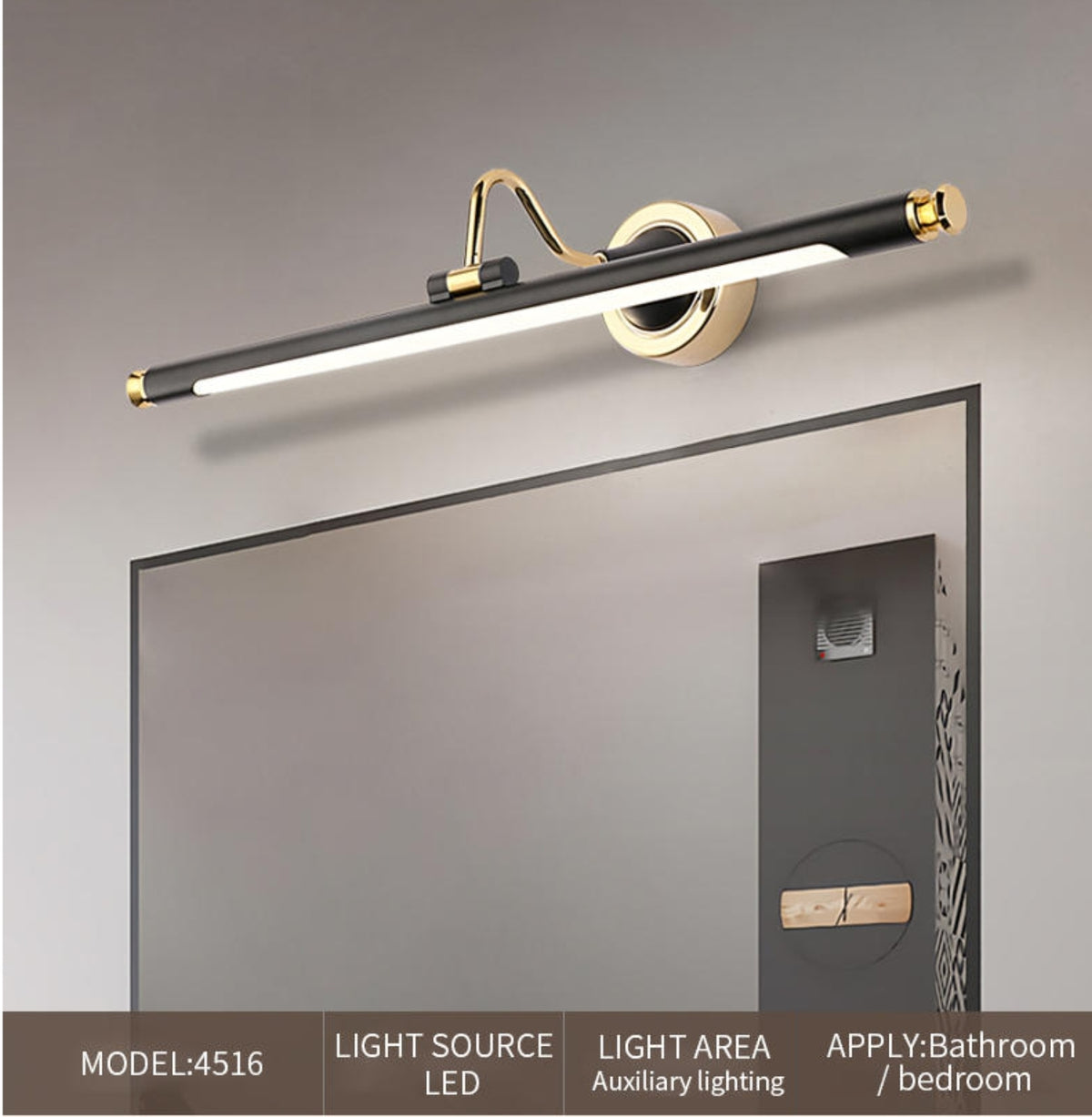 Bailey Waterproof Mirror Led Wall Light - Reflect Lighting