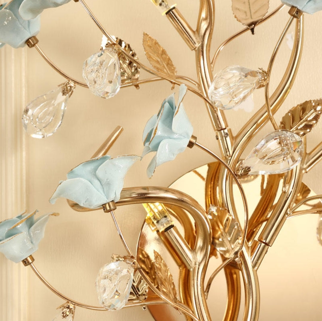 Lotus Flower Crystal Wall Lamps/-6 Colours - Reflect Lighting