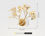 Lotus Flower Crystal Wall Lamps/-6 Colours - Reflect Lighting