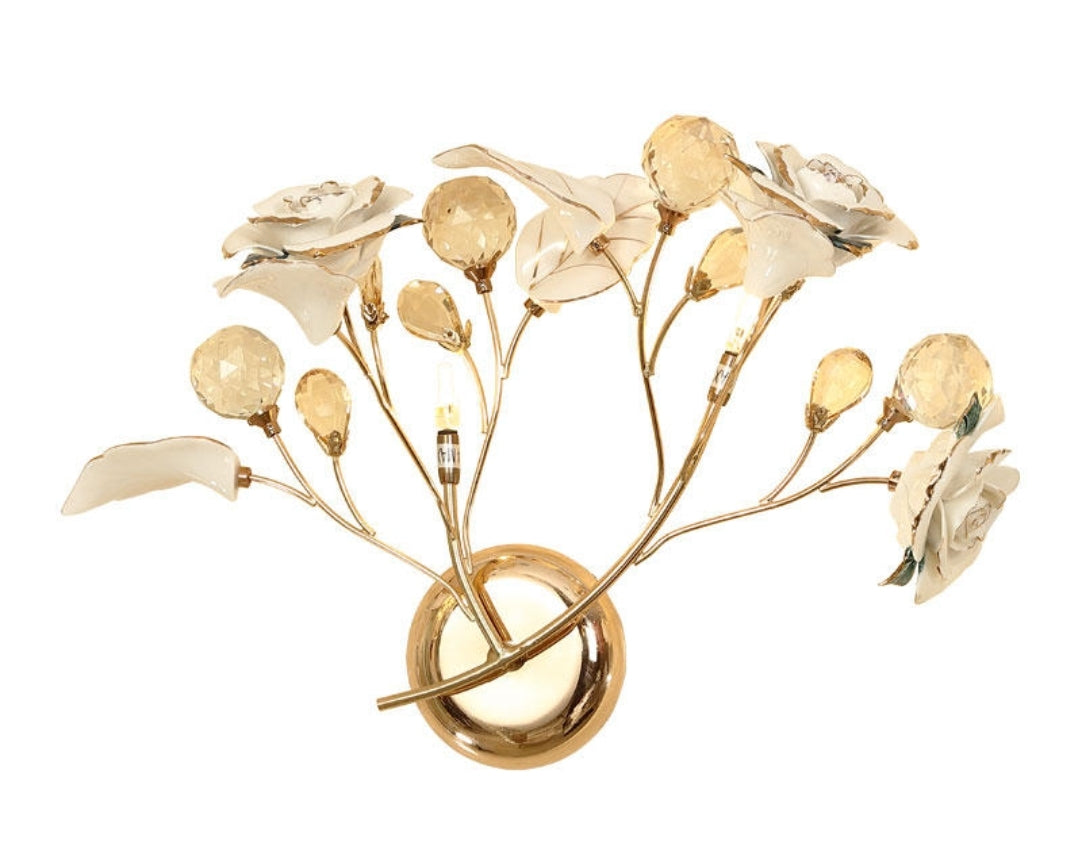 Lotus Flower Crystal Wall Lamps/-6 Colours - Reflect Lighting