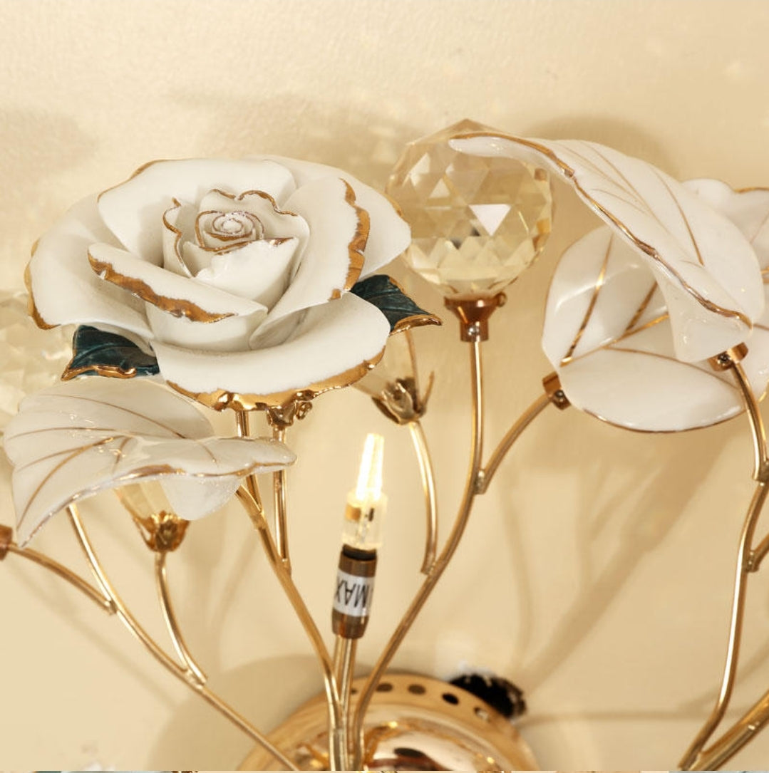 Lotus Flower Crystal Wall Lamps/-6 Colours - Reflect Lighting