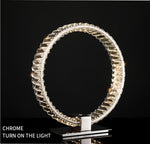 Bennie Crystal Table Lamp- Gold/Chrome - Reflect Lighting