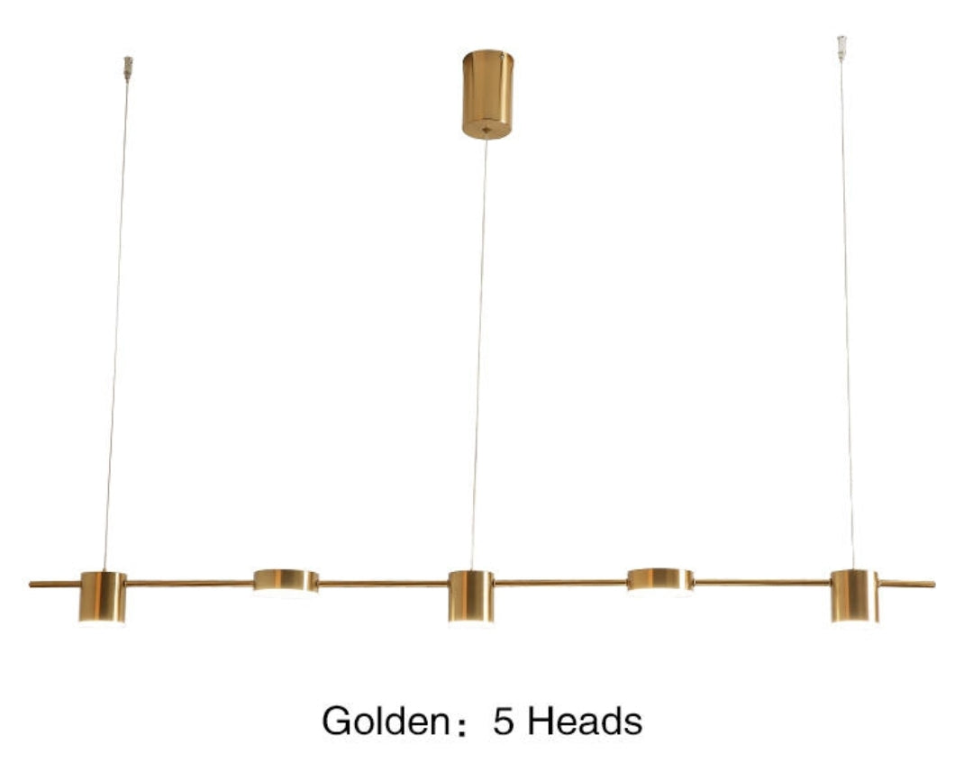 Long Iron Spotlight Black/Gold - Reflect Lighting