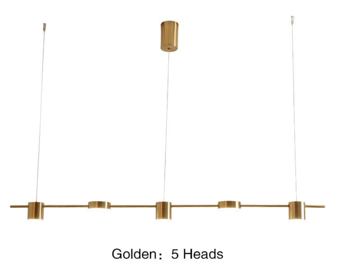 Long Iron Spotlight Black/Gold - Reflect Lighting