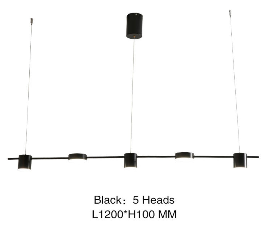 Long Iron Spotlight Black/Gold - Reflect Lighting