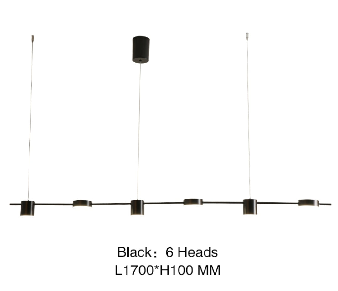 Long Iron Spotlight Black/Gold - Reflect Lighting