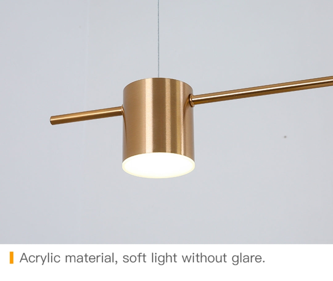 Long Iron Spotlight Black/Gold - Reflect Lighting