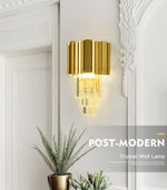 Luxury Wall Light Gold Crystal - Reflect Lighting