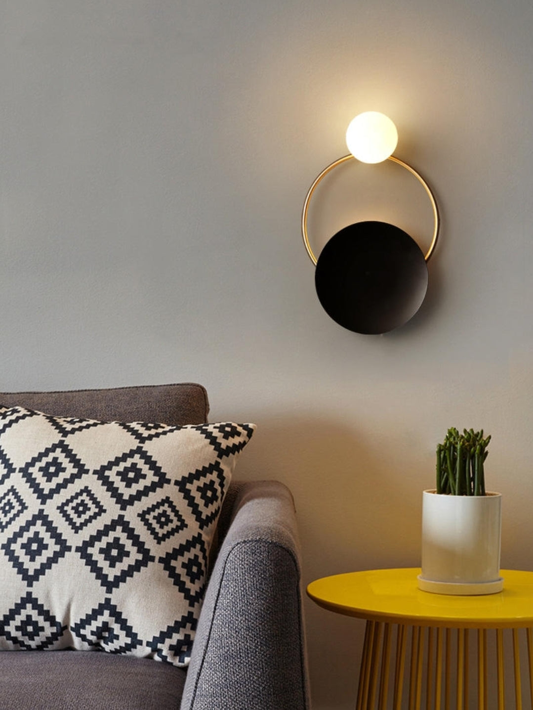 Sconce Black/Gold Wall Lamps - Reflect Lighting