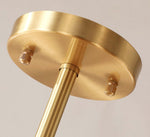 Classic Copper/Glass Candle Chandelier - Reflect Lighting