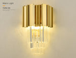 Luxury Wall Light Gold Crystal - Reflect Lighting