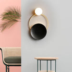 Sconce Black/Gold Wall Lamps - Reflect Lighting