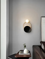 Sconce Black/Gold Wall Lamps - Reflect Lighting