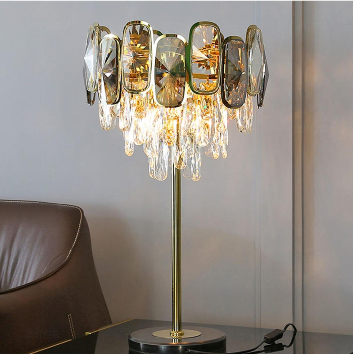 Abingdon Crystal Table Lamp - Reflect Lighting