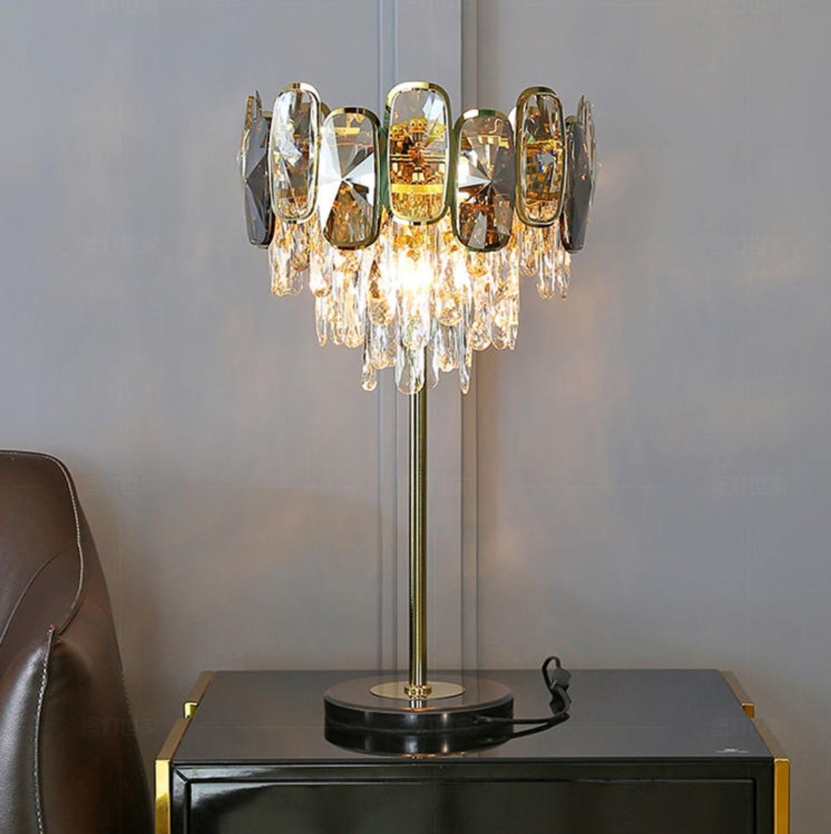Abingdon Crystal Table Lamp - Reflect Lighting
