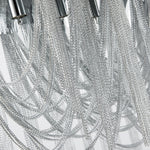 Flap Rope Tassel Chrome/Gold Chandelier - Reflect Lighting