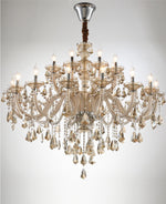 Versailles Chrome & Gold Crystal Chandelier - Reflect Lighting