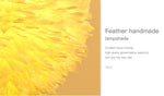 Ivory Feather Round Pendant Light - Reflect Lighting